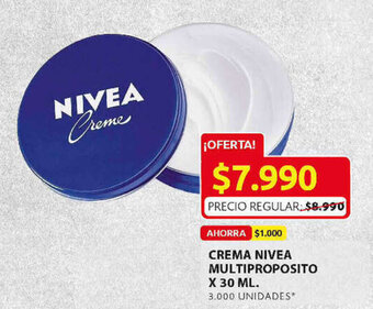 Ara Crema Nivea Multiproposito x 30ml oferta