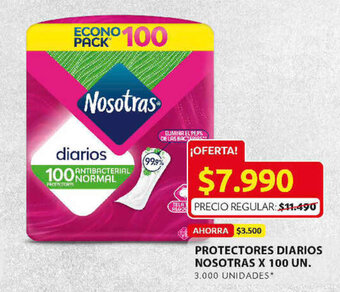 Ara Protectores Diarios Nosotras x 100 un oferta