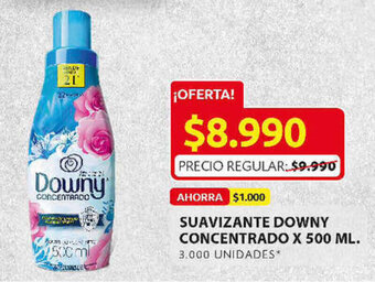Ara Suavizante Downy Concentrado x 500ml oferta