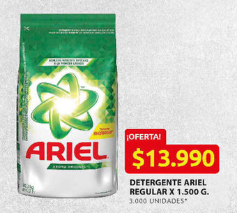 Ara Detergente Ariel Regular x 1.500g oferta