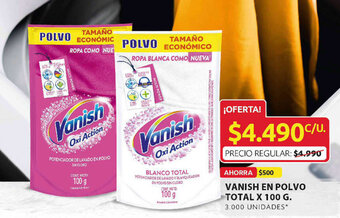 Ara Vanish en Polvo Total x 100g oferta