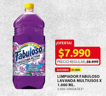 Ara Limpiador Fabuloso Lavanda Multiusos x 1.000ml oferta