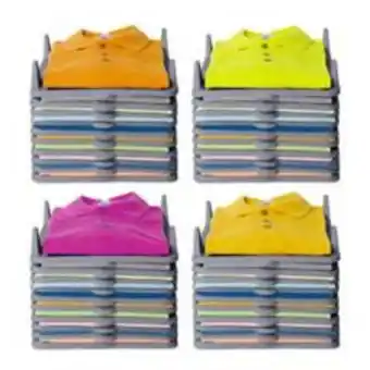 Falabella Combo: 4 organizadores de ropa apilable x 10 unds oferta