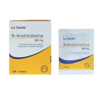 Farmacia San Jorge Acetilcisteina 600 mg 10 sobres la sante oferta