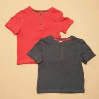 Falabella Camiseta bebé niño pack x2 algodón yamp oferta
