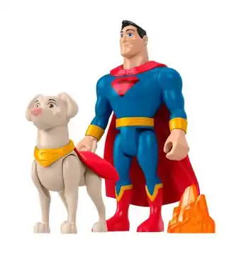 Pepe Ganga Set figuras krypto y superman - fisher price oferta