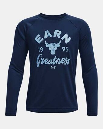 Under Armour Boys' project rock earn greatness long sleeve oferta