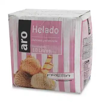 Makro Helado aro fresa caja 10l oferta