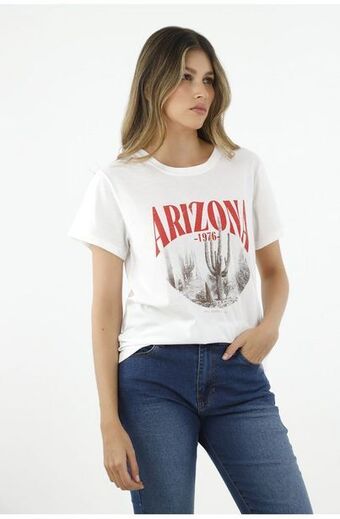 Tennis Camiseta color crudo para mujer oferta