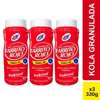 Makro Tarrito rojo tradicional 330gx3u oferta