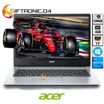 Linio Portátil acer 14 intel celeron n4500 ram 4gb 500gb hdd oferta