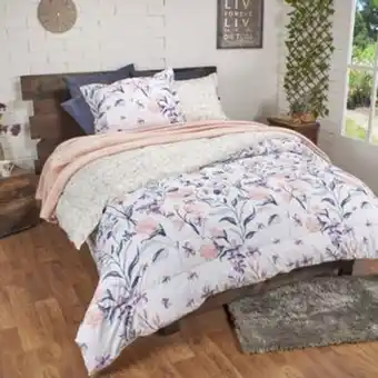 Brissa Edredón microfibra estampado floracion oferta