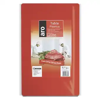 Makro Tabla aro para cortar roja 30x20x1cm oferta