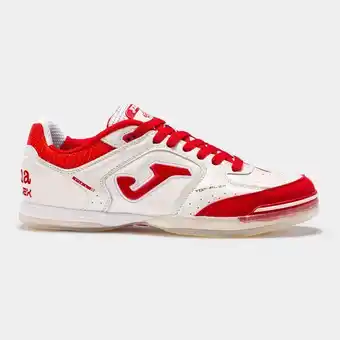 Joma Zapatillas fútbol sala top flex 21 indoor elpozo murcia fs blanco rojo oferta