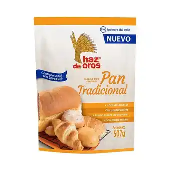 Merqueo Mezcla para preparar pan tradicional haz de oros oferta