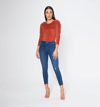 Studio F Jeans cinco bols.costuras anchas oferta