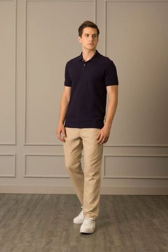 Vélez Polo amber para hombre detalles neps oferta