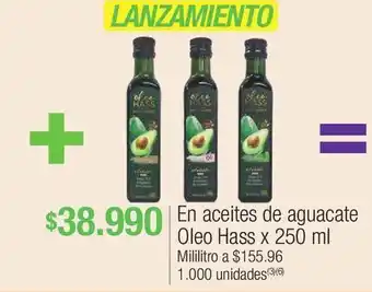 Jumbo Aceites de aguacate oleo hass x 250 ml oferta