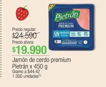 Jumbo Jamón de cerdo premium pietrán x 450 g oferta