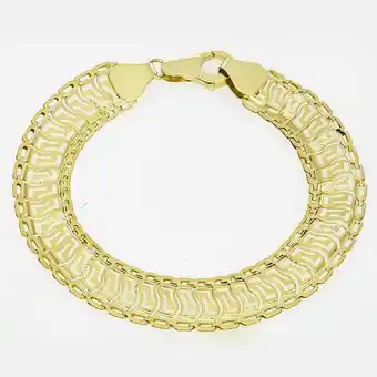 Kevin's Joyeros Pulsera en oro amarillo de 18 kilates con visos, 18 cm. de largo, 10 mm. de ancho oferta