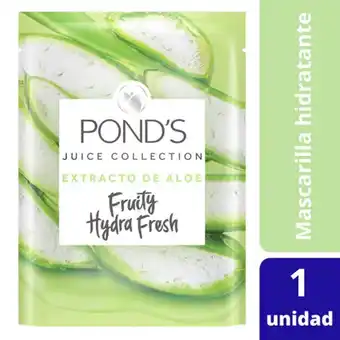 Makro Mascarilla ponds fruity hydra fresh aloe 26g oferta