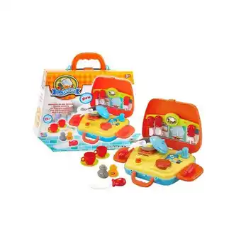 Alkosto Set cocina de juguete maletín portable 15 pz amazing cooking oferta