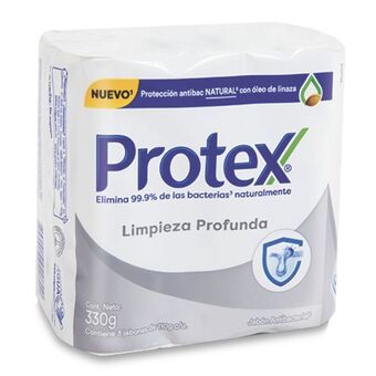 Makro Jabon protex limpieza profunda antibacterial 110gx3u oferta