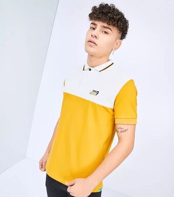 Stirpe Polo con cortes bordada punto corazon oferta