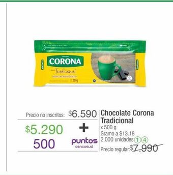 Jumbo Chocolate corona x 500g oferta