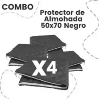 Falabella 4 protectores de almohada 50cm x 70cm oferta