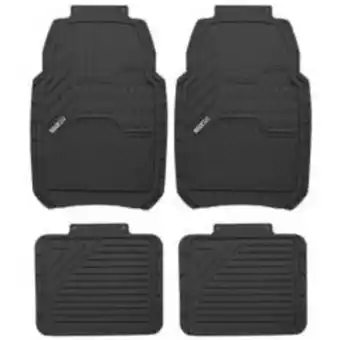 Falabella Tapete carro piso 4 piezas goma negro sparco spc1917bk oferta