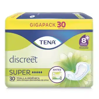 Makro Toalla higienica tena discreet goteo permanente 30u oferta