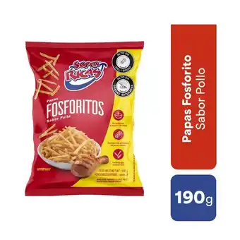 Makro Papas fosforitos super ricas pollo 35gx12u oferta