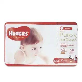 Makro Panal huggies natural care etapa-3 50u oferta