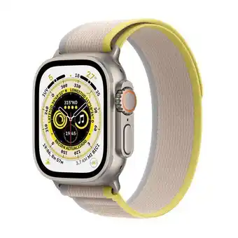 Ishop Apple watch ultra gps + cellular (49mm) - caja titanio - correa loop amarilla/beige oferta