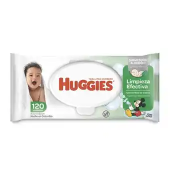 Makro Toallas humedas huggies limpieza efectiva 120u oferta