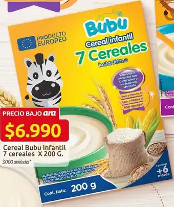 Cereal Bubu Infantil 7 Cereales 200g