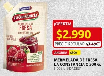 Ara Mermelada de Fresa La Constancia 200g oferta