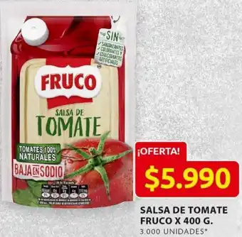 Ara Salsa de Tomate Fruco 400g oferta