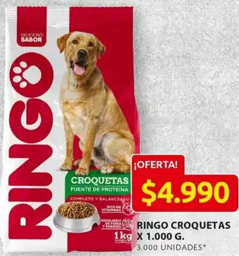 Ara Ringo Croquetas 1000g oferta