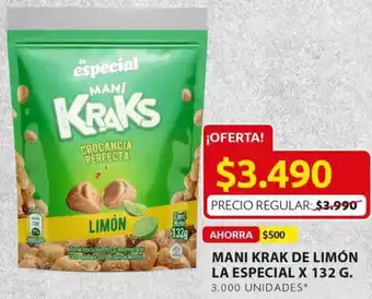 Ara Mani Krak de Limón La Especial 132g oferta
