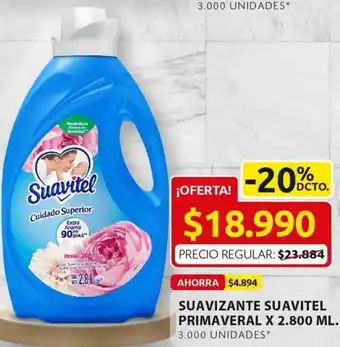 Ara Suavizante Suavitel Primaveral 2,800ml oferta