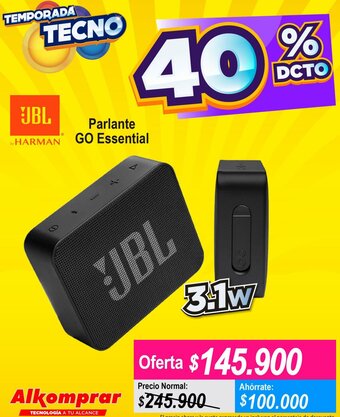 Alkomprar JBL Parlante GO Essential oferta