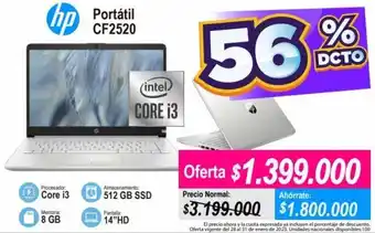 Alkomprar HP Portátil CF2520 oferta