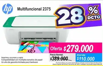 Alkomprar HP Multifuncional 2375 oferta