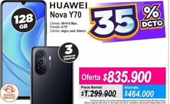 Alkomprar Huawei Nova Y70 128GB oferta