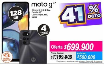 Alkomprar Moto g22 128GB oferta