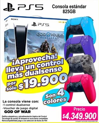 Alkomprar PS5 Consola Estándar 825GB oferta