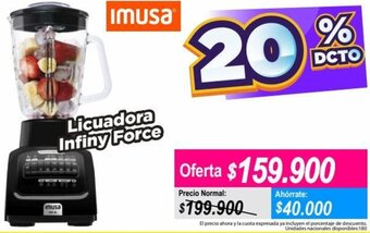 Alkomprar Imusa Licuadora Infiny Force oferta