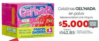 Olímpica Gelatinas Gel'Hada en Polvo oferta